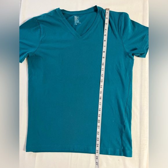 H&M Basic T Shirt Heather Gray Organic Cotton Blend Size Medium - Picture 5 of 5